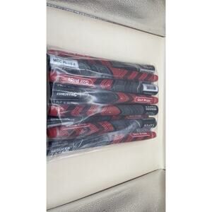 Golf Pride MCC Plus4 Red Midsize Golf Grips Set of 10 New Sealed